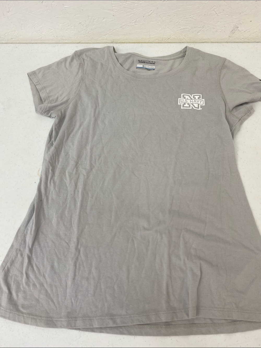 Columbia Light Gray Performance Tee